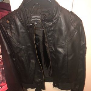 Black leather Jacket